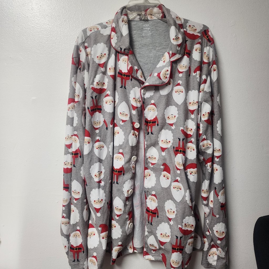 Carter's Adult Santa Pajama Top Mens Xxl 3/$25